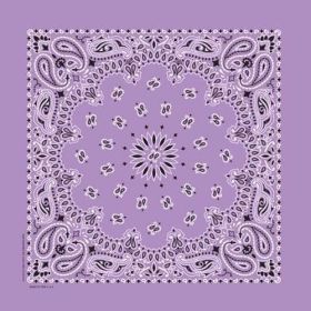 NT4405 Bandana Paisley Lavender