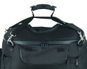 DS388 Daniel Smart Black Heavy Duty Textile Motorcycle Pet Carrier Si