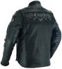 DS700 Men&#039;s Scooter Jacket w/Reflective Skulls