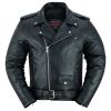 DS732 Men&#039;s Premium Classic Plain Side Police Style Jacket
