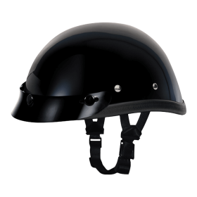 Novelty Eagle W/ Snaps- Hi-Gloss Black (size: L)