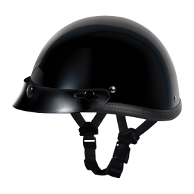 Novelty Smokey W/ Snaps- Hi-Gloss Black (size: XL)