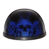 Novelty Eagle- W/ Skull Flames Blue