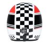 DOT Approved Daytona Cruiser Open Face Motorcycle Helmet - Men, Women & Youth - With Visor & Graphics - W/ Daytona Classic