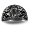 DOT Approved Daytona Motorcycle Half Face Helmet - Skull Cap Graphics for Men & Women, Scooters, ATVs, UTVs & Choppers - W/ Ignite Grey
