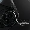 Daytona Glide Modular Motorcycle Helmet - DOT Approved, Bluetooth Ready, Dual Visor, Men/Women/Youth - Hi-Gloss White
