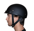 DOT Approved Daytona Motorcycle Half Face Helmet - Skull Cap Graphics for Men & Women, Scooters, ATVs, UTVs & Choppers - W/ Rockin' Reaper