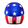 DOT Approved Daytona Cruiser Open Face Motorcycle Helmet - Men, Women & Youth - With Visor & Graphics - W/ Captain America