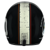 DOT Approved Daytona Cruiser Open Face Motorcycle Helmet - Men, Women & Youth - With Visor & Graphics - W/ Daytona 30th
