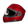 Daytona Glide Modular Motorcycle Helmet - DOT Approved, Bluetooth Ready, Dual Visor, Men/Women/Youth - Black Cherry