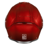 Daytona Glide Modular Motorcycle Helmet - DOT Approved, Bluetooth Ready, Dual Visor, Men/Women/Youth - Black Cherry