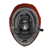 Daytona Glide Modular Motorcycle Helmet - DOT Approved, Bluetooth Ready, Dual Visor, Men/Women/Youth - Black Cherry