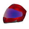 Daytona Glide Modular Motorcycle Helmet - DOT Approved, Bluetooth Ready, Dual Visor, Men/Women/Youth - Black Cherry