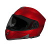 Daytona Glide Modular Motorcycle Helmet - DOT Approved, Bluetooth Ready, Dual Visor, Men/Women/Youth - Black Cherry