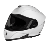 Daytona Glide Modular Motorcycle Helmet - DOT Approved, Bluetooth Ready, Dual Visor, Men/Women/Youth - Hi-Gloss White