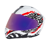Daytona Glide Modular Motorcycle Helmet - DOT Approved, Bluetooth Ready, Dual Visor, Men/Women/Youth - W/ Phoenix