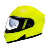 Daytona Glide Modular Motorcycle Helmet - DOT Approved, Bluetooth Ready, Dual Visor, Men/Women/Youth - Fluorescent Yellow