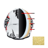 Daytona Glide Modular Motorcycle Helmet - DOT Approved, Bluetooth Ready, Dual Visor, Men/Women/Youth - W/ Phoenix
