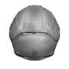 Daytona Glide Modular Motorcycle Helmet - DOT Approved, Bluetooth Ready, Dual Visor, Men/Women/Youth- Silver Metallic