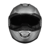 Daytona Glide Modular Motorcycle Helmet - DOT Approved, Bluetooth Ready, Dual Visor, Men/Women/Youth- Silver Metallic