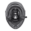 Daytona Glide Modular Motorcycle Helmet - DOT Approved, Bluetooth Ready, Dual Visor, Men/Women/Youth- Silver Metallic