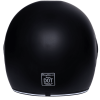 DOT Daytona Retro Full Face Motorcycle Helmet: Vintage Style for Men, Women, & Youth - Dull Black W/ Dull Black Accents