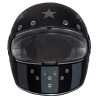 DOT Daytona Retro Full Face Motorcycle Helmet: Vintage Style for Men, Women, & Youth - W/ Captain America Stealth