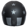 DOT Daytona Retro Full Face Motorcycle Helmet: Vintage Style for Men, Women, & Youth - W/ Captain America Stealth