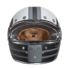 DOT Daytona Retro Full Face Motorcycle Helmet: Vintage Style for Men, Women, & Youth - W/ Racer