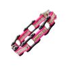 VJ1119 Two Tone Black/Pink W/White Crystal Centers