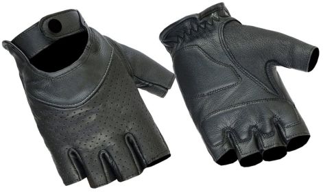 DS8    Women's Perforated Fingerless Glove (size: L)