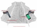 DS111 Traditional Single Back Panel Concealed Carry Vest