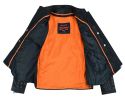 DS885 Women&#039;s Stylish Jacket with Grommet and Lacing Accents