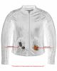 DS885 Women&#039;s Stylish Jacket with Grommet and Lacing Accents