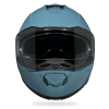 Daytona Glide Modular Motorcycle Helmet - DOT Approved, Bluetooth Ready, Dual Visor, Men/Women/Youth- Shark Blu