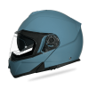 Daytona Glide Modular Motorcycle Helmet - DOT Approved, Bluetooth Ready, Dual Visor, Men/Women/Youth- Shark Blu