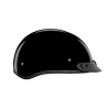 D.O.T. Daytona Skull Cap Jr.- Hi-Gloss Black
