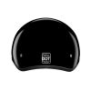 DOT Approved Daytona Skull Cap Half Shell Motorcycle Helmet - Beanie Style for Motorcycles, Cruisers, Scooters, and Mopeds - Hi-Gloss Black