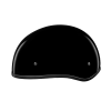 DOT Approved Daytona Skull Cap Half Shell Motorcycle Helmet - Beanie Style for Motorcycles, Cruisers, Scooters, and Mopeds W/O Visor- Hi-Gloss Black