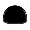 DOT Approved Daytona Skull Cap Half Shell Motorcycle Helmet - Beanie Style for Motorcycles, Cruisers, Scooters, and Mopeds W/O Visor- Hi-Gloss Black