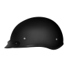 DOT Approved Daytona Skull Cap Half Shell Motorcycle Helmet - Beanie Style for Motorcycles, Cruisers, Scooters, and Mopeds - Dull Black
