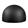 DOT Approved Daytona Skull Cap Half Shell Motorcycle Helmet - Beanie Style for Motorcycles, Cruisers, Scooters, and Mopeds W/O Visor- Dull Black