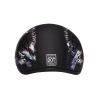 DOT Approved Daytona Motorcycle Half Face Helmet - Skull Cap Graphics for Men & Women, Scooters, ATVs, UTVs & Choppers - W/ USA