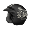 DOT Approved Daytona Cruiser Open Face Motorcycle Helmet - Men, Women & Youth - With Visor & Graphics - W/ Flying Ace's