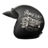 DOT Approved Daytona Cruiser Open Face Motorcycle Helmet - Men, Women & Youth - With Visor & Graphics - W/ Flying Ace's
