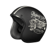 DOT Approved Daytona Cruiser Open Face Motorcycle Helmet - Men, Women & Youth - With Visor & Graphics - W/ Flying Ace's