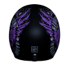 DOT Approved Daytona Cruiser Open Face Motorcycle Helmet - Men, Women & Youth - With Visor & Graphics - W/ Heaven Sent