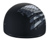 DOT Approved Daytona Motorcycle Half Face Helmet - Skull Cap Graphics for Men & Women, Scooters, ATVs, UTVs & Choppers - W/ 2nd Amendment