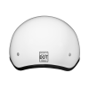 DOT Approved Daytona Skull Cap Half Shell Motorcycle Helmet - Beanie Style for Motorcycles, Cruisers, Scooters, and Mopeds - Hi-Gloss White