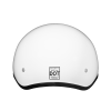 DOT Approved Daytona Skull Cap Half Shell Motorcycle Helmet - Beanie Style for Motorcycles, Cruisers, Scooters, and Mopeds W/O Visor- Hi-Gloss White